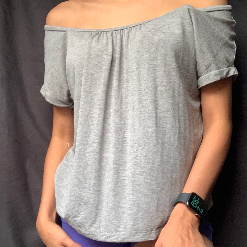 Gray blouse